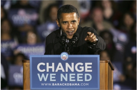   -This image represents one of the keywords of the Obama campaign, A)  Change B)  Hope C)  Need D)  Together