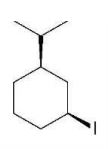 Which of the following compounds undergoes an E2 reaction most readily? A)    B)    C)    D)    E)   