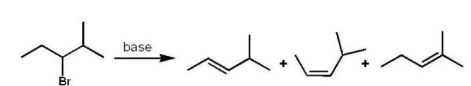 In the following reaction, which base most favors the anti-Zaitsev product?   A)    B)    C)    D)    E)   