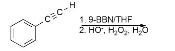 Which product would be isolated from the reaction shown?   A)    B)    C)    D)    E)   