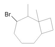 <strong>Assuming that a single carbocation rearrangement occurs, which of the following molecules is the major product of this reaction?  </strong> A)   B)   C)   D)   E)   <div style=padding-top: 35px> 