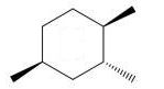 Which of the following trimethylcyclohexanes has the most stable chair conformer? A)    B)    C)    D)    E)   