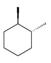 Which of the following dimethylcyclohexanes has the most stable chair conformer? A)    B)    C)    D)    E)   