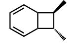What is the product of the following thermal reaction?   A)    B)    C)    D)    E)   