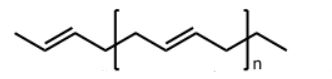 Which of the following polymers represents natural rubber? A)    B)    C)    D)    E)   
