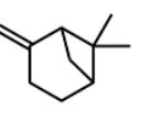 <strong>Which of the following compounds is not a terpene or terpenoid?</strong> A)   B)   C)   D)   E)   <div style=padding-top: 35px> 