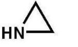 Which of the following heterocyclic amines is aziridine? A)    B)    C)    D)    E)   