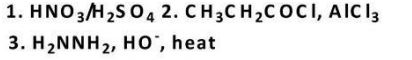 <strong>Which of the following series of reactions will give the desired product?  </strong> A)   B)   C)   D)   E)   <div style=padding-top: 35px> 