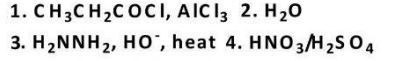 <strong>Which of the following series of reactions will give the desired product?  </strong> A)   B)   C)   D)   E)   <div style=padding-top: 35px> 