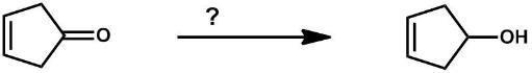 Which reagent(s)  will form the given product?   A)  NaBH<sub>4</sub> B)  LiAlH<sub>4</sub> C)  Raney Ni/H<sub>2</sub> D)  H<sub>2</sub>, Pd/C E)  A and B