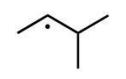 Which of the following radicals is the most stable? A)    B)    C)    D)    E)   