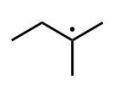 Which of the following radicals is the most stable? A)    B)    C)    D)    E)   