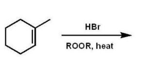 Which compound will be the major product of the following radical Addition reaction?   A)    B)    C)    D)    E)   