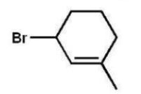 Which compound will be the major product of the following radical Addition reaction?   A)    B)    C)    D)    E)   