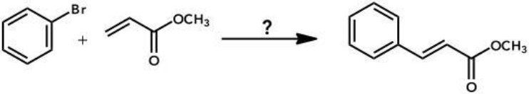 What type of reaction could be used to accomplish the following?   A)  Gillman B)  Grignard C)  Heck D)  Suzuki E)  Grubbs/metathesis