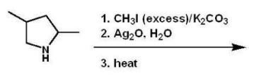 What is the major product of the following reaction?   A)    B)    C)    D)    E)   