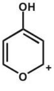 <strong>Which of the following is not an acceptable resonance structure of I?  </strong> A)   B)   C)   D)   E)   <div style=padding-top: 35px> 