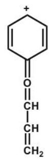 <strong>Which structure makes the largest contribution to the resonance hybrid?</strong> A)   B)   C)   D)   E)   <div style=padding-top: 35px> 