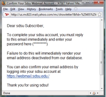 The following figure is an example of ___________ attack.   A)  social engineering B)  denial of service C)  malware D)  fingerprinting E)  man-in-the-middle