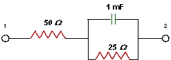  The following two circuits are equivalent. The values of R<sub>1</sub> and R<sub>2</sub> are (i) R<sub>1</sub> = __________  \Omega  (ii) R<sub>2</sub> = ________________ \Omega         