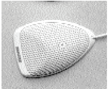 Which of the following is a boundary microphone? (circle the correct letter)  A)    B)    C)   