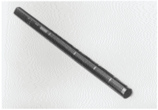 Which of the following is a boundary microphone? (circle the correct letter)  A)    B)    C)   