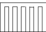 Which of the following gradients showNOstimulus generalization? A)    B)    C)   