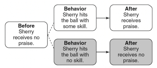 Match the following concepts with the diagrams below.  -Differential-punishment A)    B)    C)    D)    E)     F)     G)    H)     I)     J)     K)     L)     M)     N)   