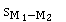 <strong>For an independent samples t test, the point estimate would be</strong> A) μ₁ - μ₂ B) M₁ - M₂ C) D) M<sub>D</sub>