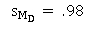 Based on the summary data below, construct a 98% confidence interval for μ<sub>D</sub>. M<sub>D</sub> = 11 n = 12