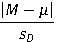 <strong>Which is the correct Cohen d formula for a repeated measures t test?</strong> A) B) C) D)