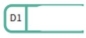 <strong>Choose from the list below the shape that represents a data store.</strong> A) B) C) D)