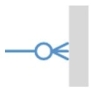 <strong>Which cardinality type is represented by this crow's foot cardinality notation? </strong> A) One and only one B) No more than one C) At least one D) Any