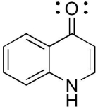The compound below has which functional groups?   A) ester, amide, carboxylic acid B) aromatic, ketone, amine C) aromatic, ketone, amide D) aromatic, aldehyde, amide E) aromatic, aldehyde, amine