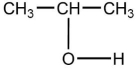 Which is a product of the oxidation of the following:   A)      B)      C) CH<sub>3</sub>-CH<sub>2</sub>-CH<sub>3</sub>  D)      E) CH<sub>3</sub>-CH<sub>2</sub>-O-CH<sub>3</sub>