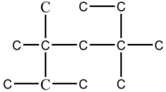 The name of the alkane hydrocarbon whose carbon backbone is shown below is ________.  