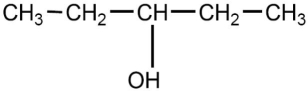 A carbonyl compound with 6 carbons was hydrogenated in a high pressure apparatus at 300<sup>°</sup>C using a hydrogenation catalyst. The product had the formula,   The original carbonyl compound was therefore ________.