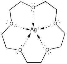 The coordination number of Ag, in the following complex, is:   A) 1 B) 2 C) 3 D) 4 E) 5