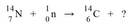 <strong>Carbon-14 is generated in the atmosphere by the nuclear reaction </strong> A)an \alpha -particle. B)a \beta -particle. C)a \gamma -ray. D)a positron. E)a proton.