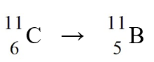<strong>The nuclear process,   could be caused by</strong> A)positron emission from the reactant nucleus. B)beta-emission from the reactant nucleus. C)alpha-emission from the reactant nucleus. D)proton emission from the reactant nucleus. E)neutron emission from the reactant nucleus. <div style=padding-top: 35px> 