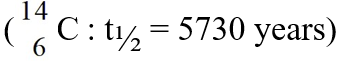 <strong>The specific activity of a carbon sample from the bones of a mummy in a secret tomb recently discovered in Egypt is found to be 60.0% of that of living plants. Calculate the age of the artifact. </strong> A)3440 years B)2870 years C)4220 years D)2110 years E)8440 years