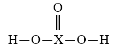 Given that X is the same atom for each of the following, which is the strongest oxyacid? A)    B)    C)    D)    E)   