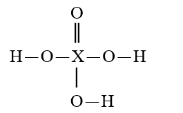 Given that X is the same atom for each of the following, which is the strongest oxyacid? A)    B)    C)    D)    E)   