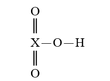Given that X is the same atom for each of the following, which is the strongest oxyacid? A)    B)    C)    D)    E)   