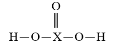 Given that X is the same atom for each of the following, which is the weakest oxoacid? A)    B)    C)    D)    E)   