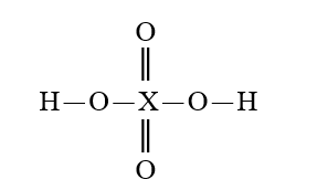 Given that X is the same atom for each of the following, which is the weakest oxoacid? A)    B)    C)    D)    E)   