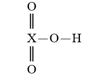 Given that X is the same atom for each of the following, which is the strongest oxoacid? A)    B)    C)    D)    E)   