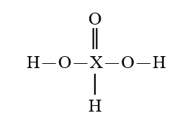 Given that X is the same atom for each of the following, which is the strongest oxoacid? A)    B)    C)    D)    E)   