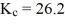 A student is preparing a study of the reaction, 2CO<sub>2</sub>(g)    2CO(g) + O<sub>2</sub>(g) , for which   at 827 °C. What is the value of K<sub>p</sub> at that same temperature? A) 2.90 × 10<sup>-1</sup> B) 3.86 × 10<sup>-1</sup> C) 1.78 × 10<sup>3</sup> D) 2.37 × 10<sup>3</sup> E) 2.40 × 10<sup>5</sup>