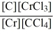 <strong>Write the mass action expression for the following reaction:4Cr(s)+ 3CCl<sub>4</sub>(g)   4CrCl<sub>3</sub>(g)+ 4C(s)</strong> A)K<sub>c</sub> =   B)K<sub>c</sub> =   C)K<sub>c</sub> =   D)K<sub>c</sub> =   E)K<sub>c</sub> = [CrCl<sub>3</sub>]<sup>4</sup> + [CCl<sub>4</sub>]<sup>3</sup> <div style=padding-top: 35px> 